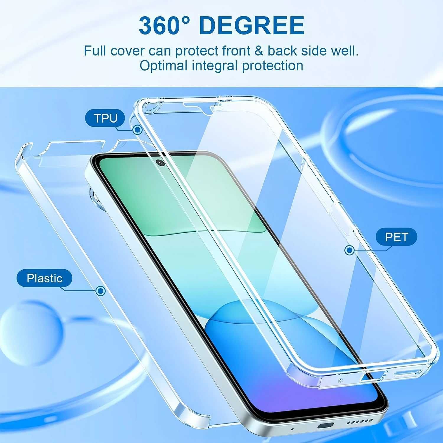 Etui do telefonu komórkowego Samsung Galaxy S25 przezroczysty