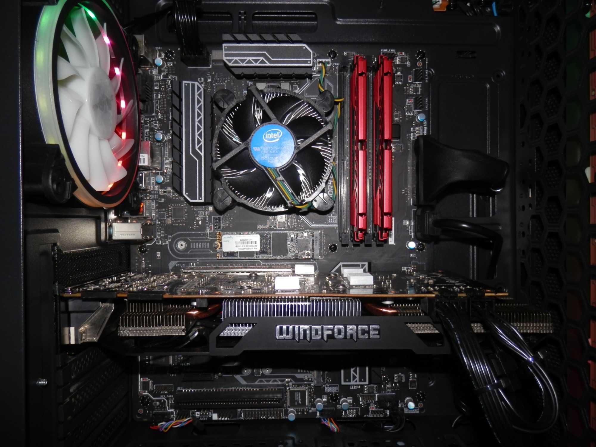 Игровой ПК Intel/s1151/i5-7600/GTX 970 4GB/16GB DDR4/2xSSD 370GB/600W