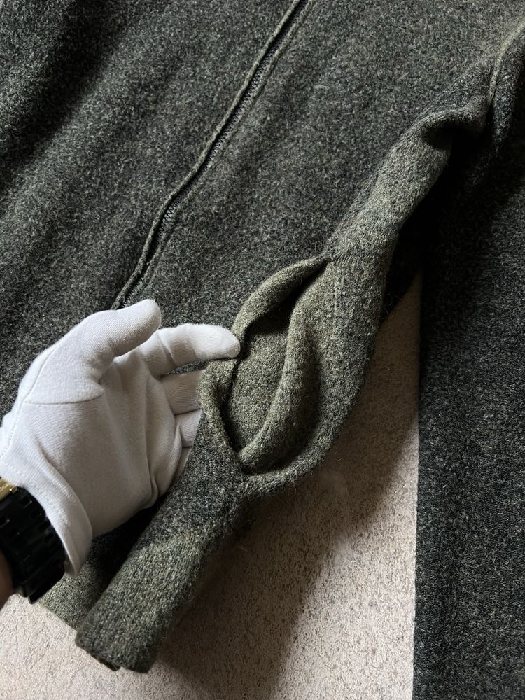 Чоловіча вовняна зіп кофта светр Stone Island оригінал