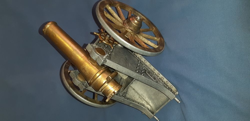 Armata moździerz duża miniatura Mortero 1895 szabla bagnet