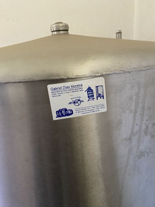 Cuba inox 500 litros