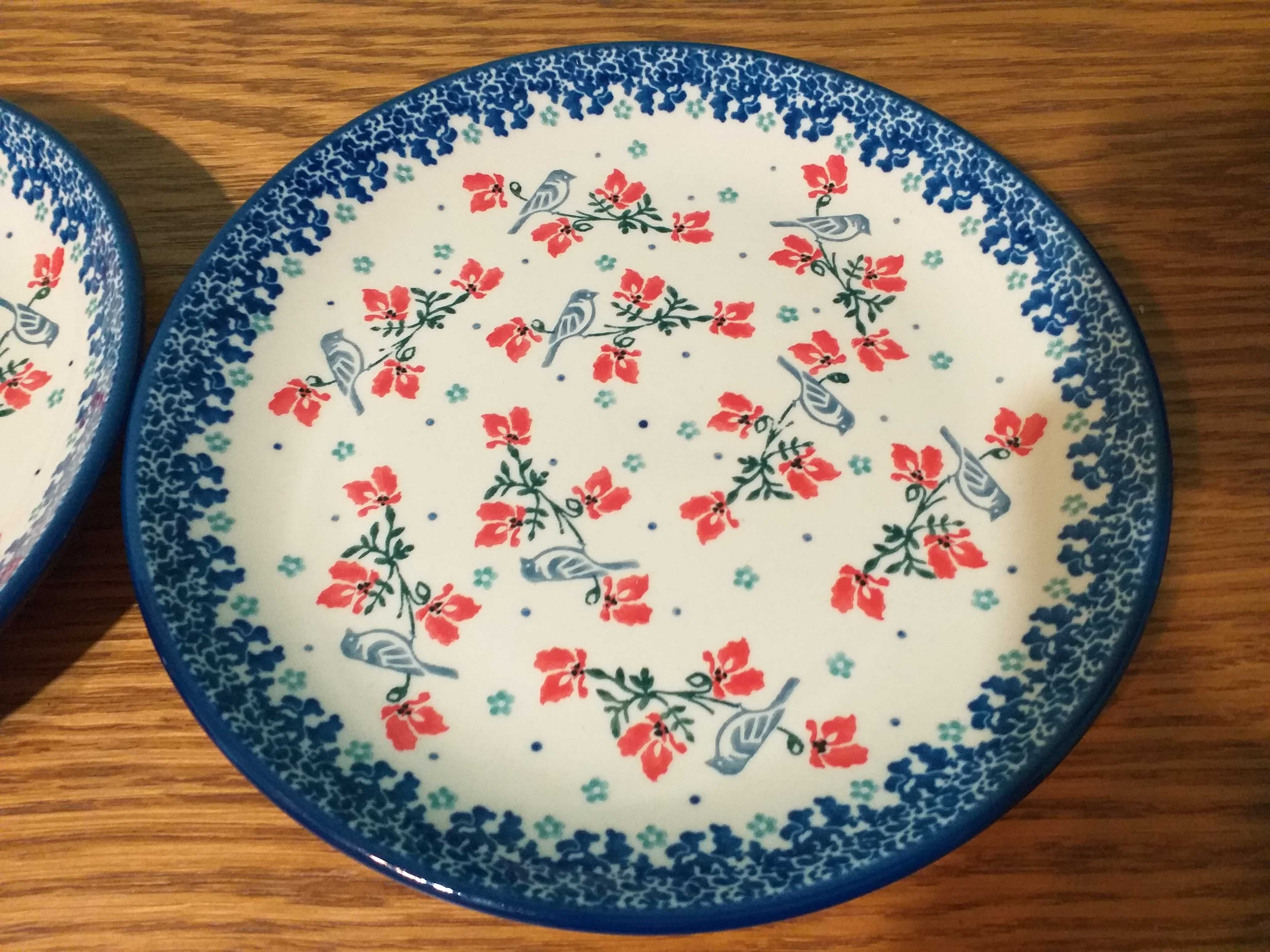 2 Talerze sniadaniowe 20cm GAT1 Ceramika Art. Boleslawiec