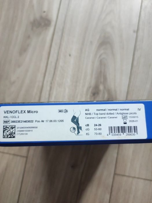 Панчохи компресійні Thuasne Venoflex Micro 30023Е, 2 клас