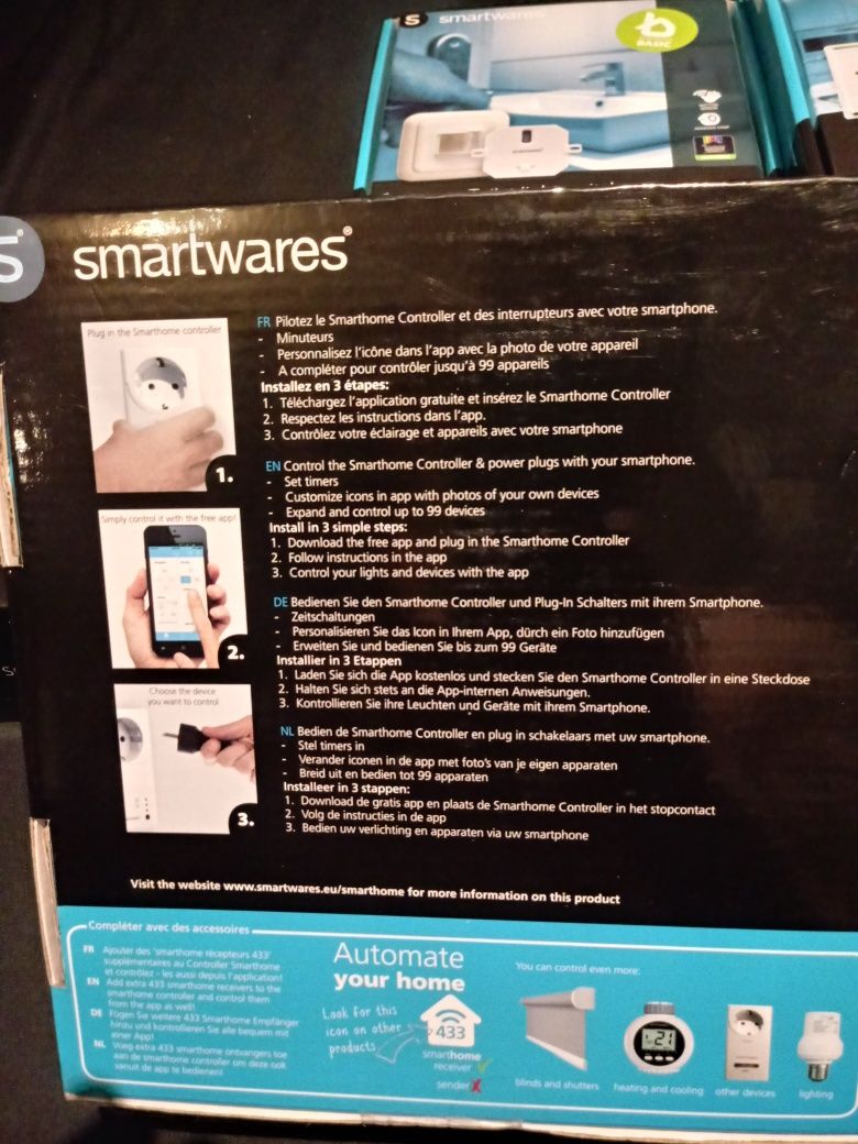 Smarthome Basic smartwares zestawy do zarządzania gniazdko pilot