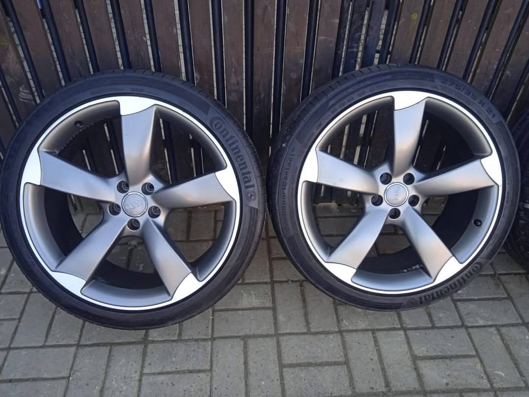 Koła Felgi Aluminiowe 9J 21 5x112 Rotor Audi 275/35R21 Komplet