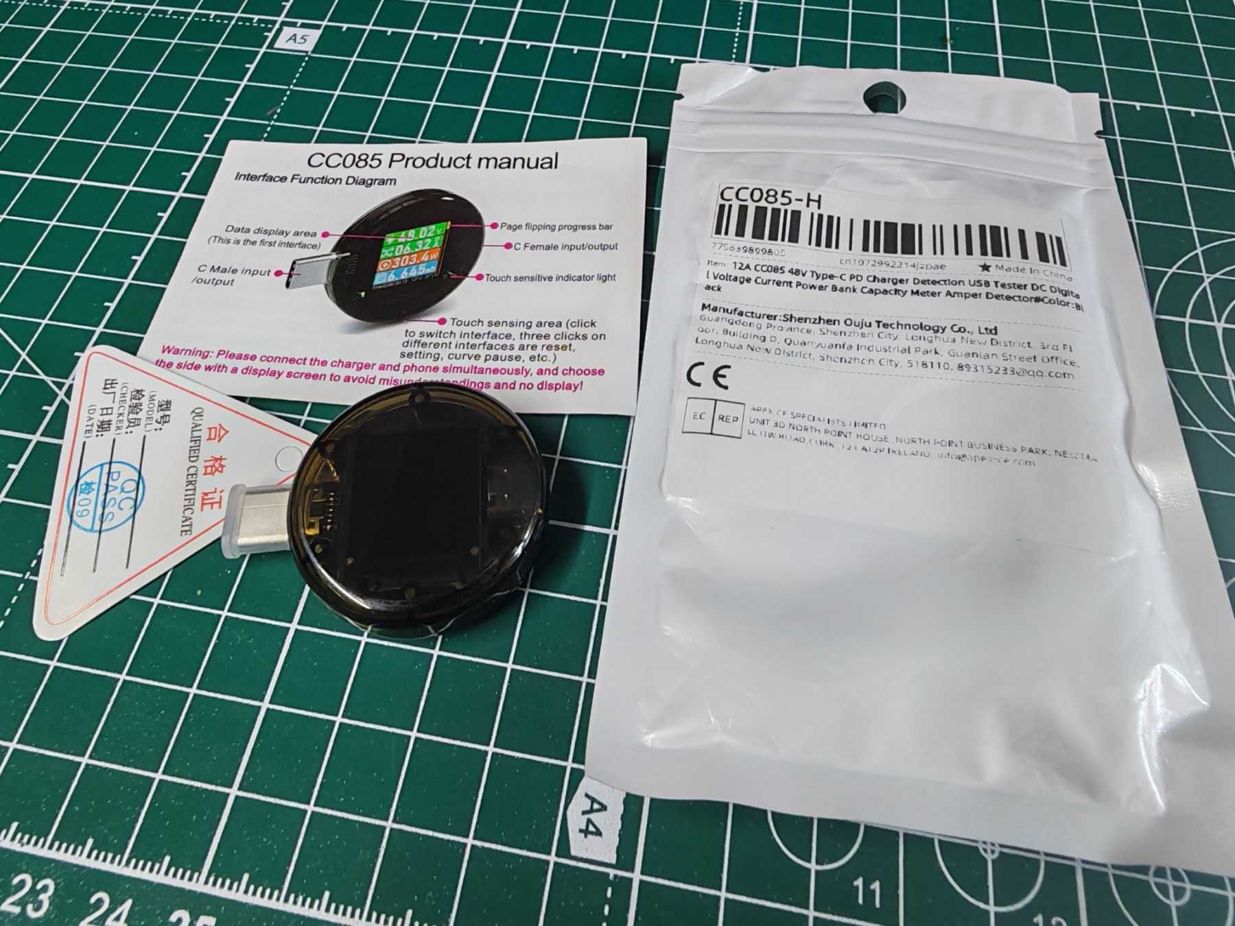USB тестер Atorch CC085