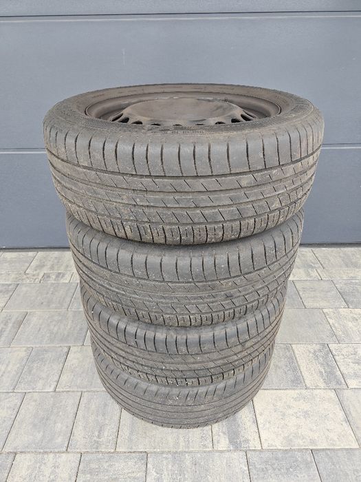 Koła Opel Insignia felgi stalowe 17" 5x120 + opony letnie 225/55R17