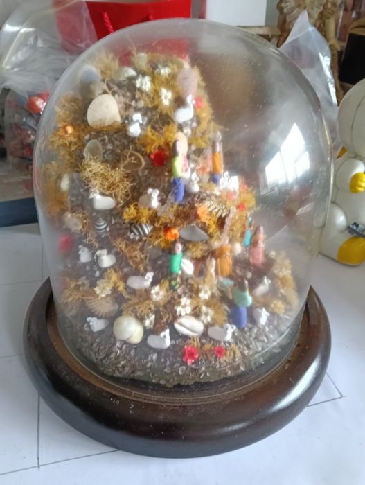 Presépio, Cascata S.João em redoma de vidro