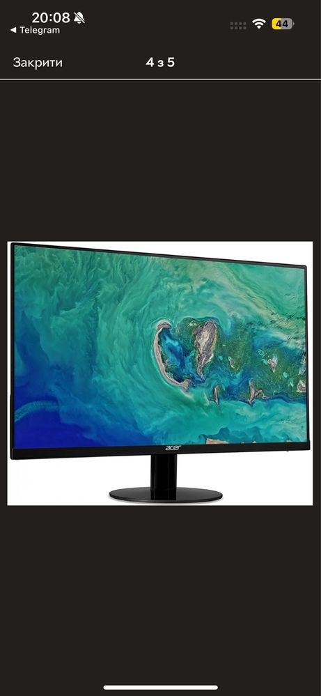 Монітор 23" Acer SA230Abi (UM.VS0EE.A01) - 75Гц, FreeSynс