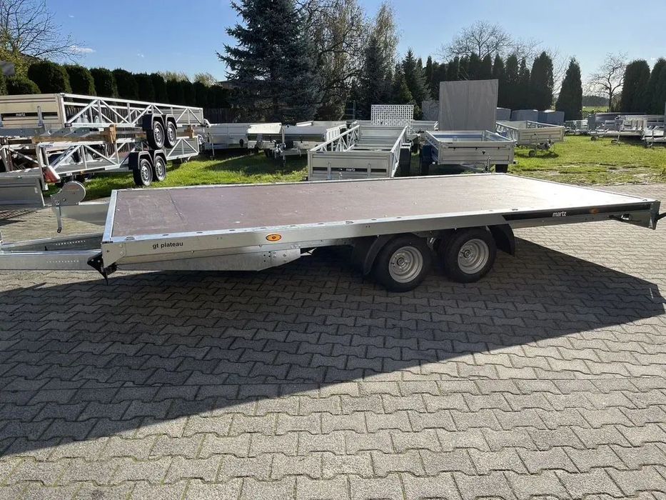 Martz GT PLATEAU 400/2 2700kg 400x210  Przyczepa Laweta 400x210 MARTZ GT PLATEAU 400/2 2700kg