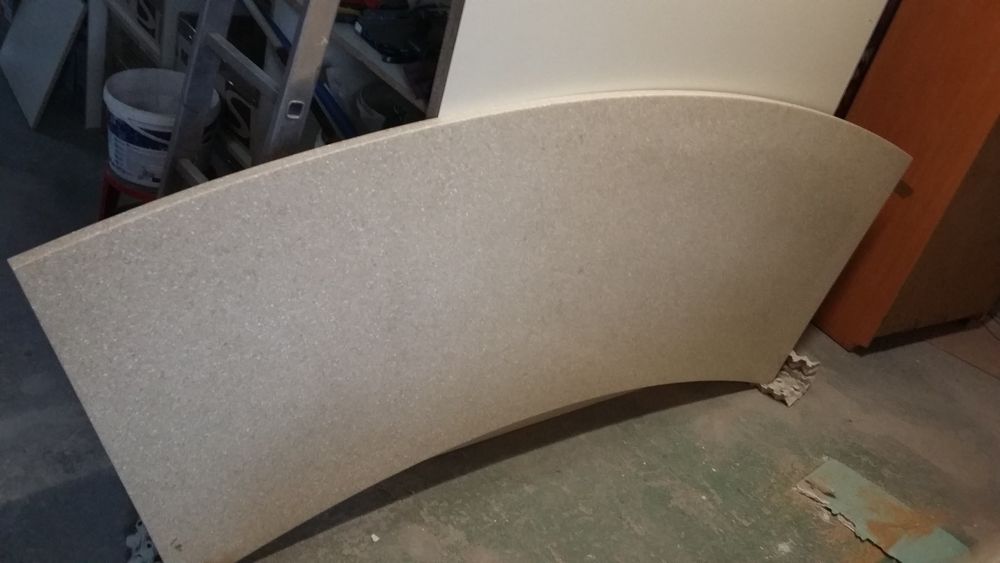 Blaty z corianu recepcja corian