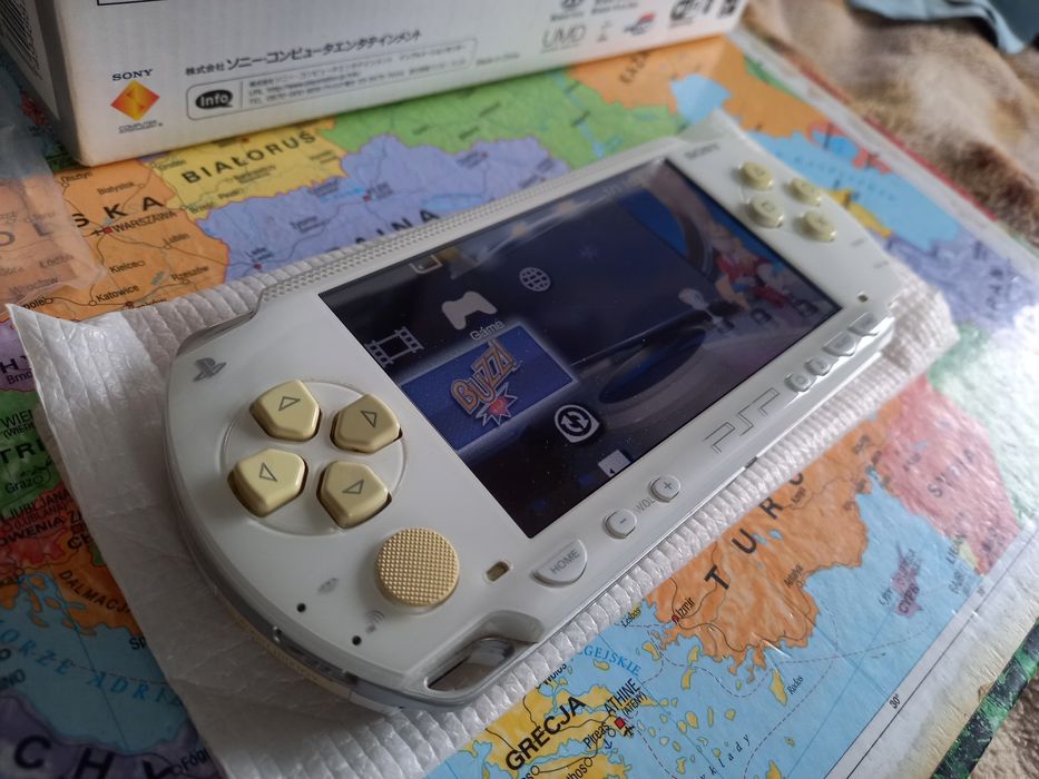 Konsola Sony psp 1000 (1004) ceramic White unikat zestaw