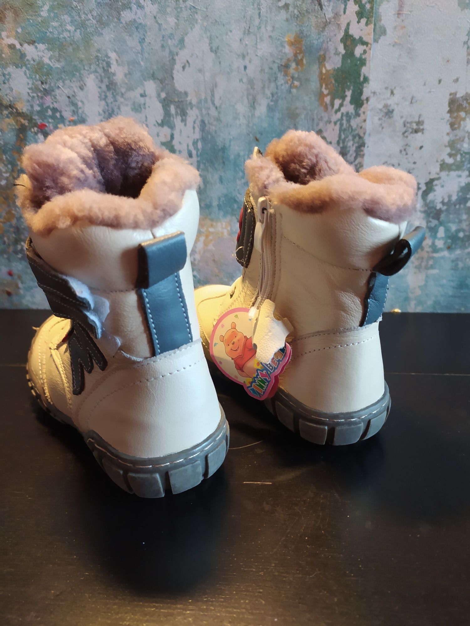 buty zimowe dziewczęce skórzane rozmiar 28 Vinny Bear