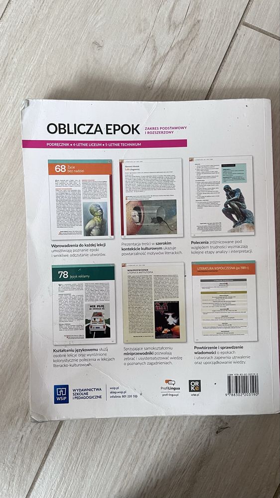 Książka Oblicza Epok 4