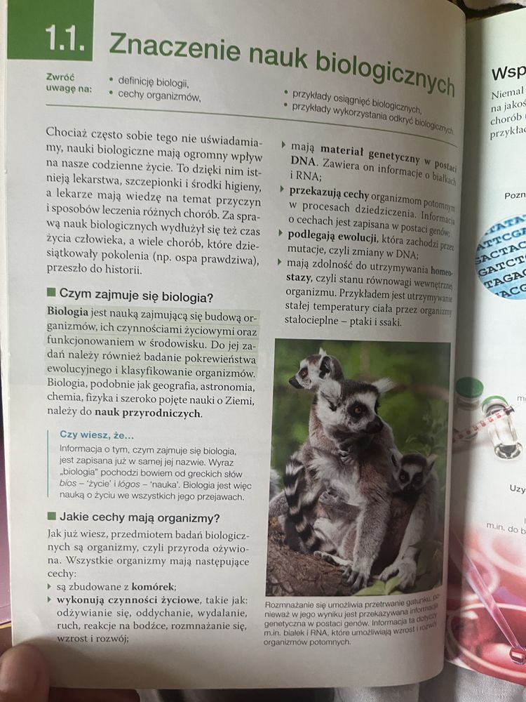 Biologia na czasie 1 zakres podstawowy PWSM