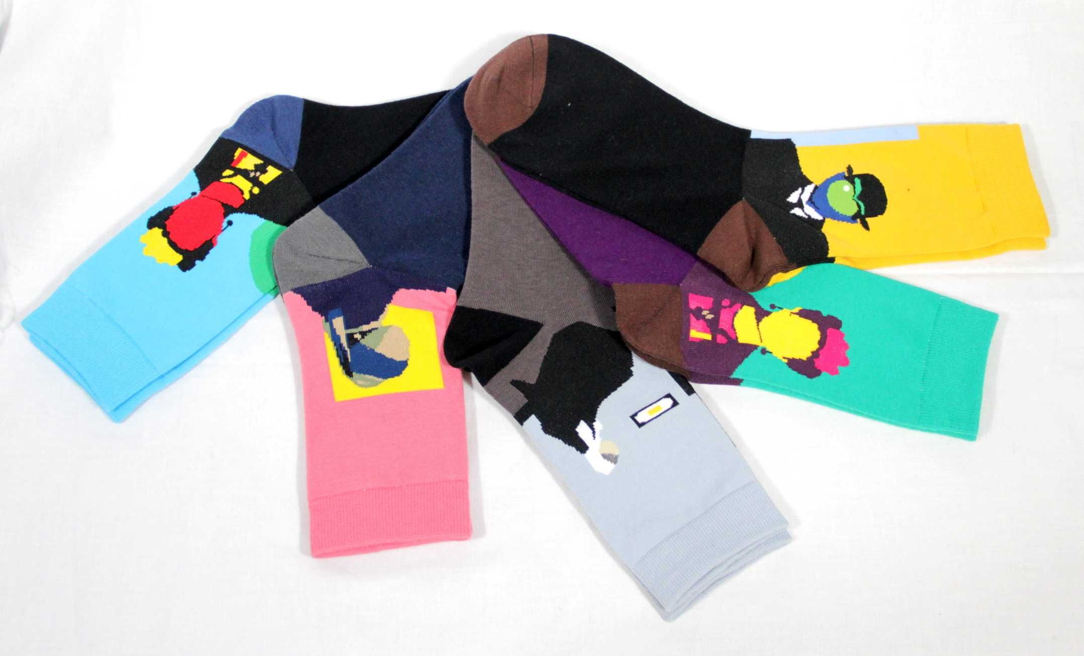 NOWE Skarpetki Frida Kahlo obrazy, śmieszne, crazy socks