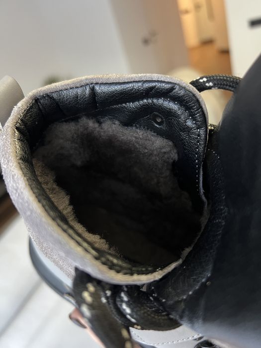 Черевики зимові з натуральним хутром шкіряні