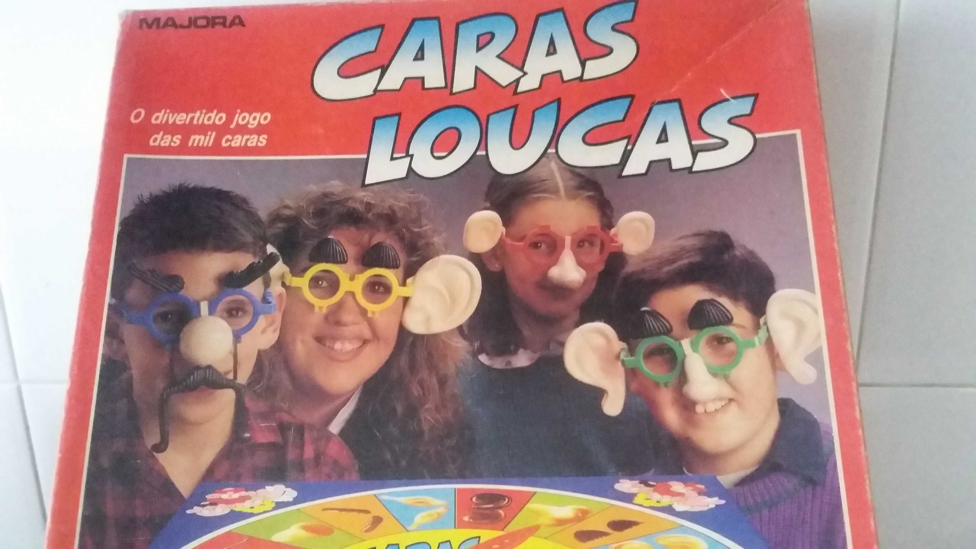 jogo caras loucas majora portugues raro vintage ideal colecionador