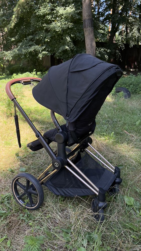 Cybex priam rose gold 2 в 1 + футмуф в подарунок