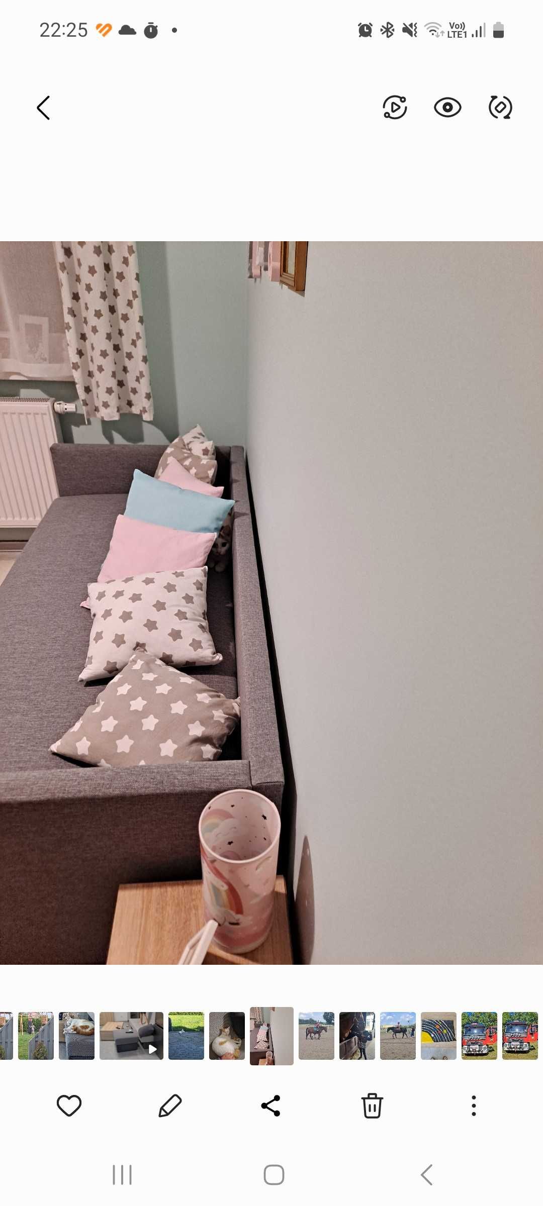 Sofa z funkcją spania dla dziecka