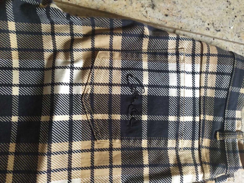 Spodnie w kratke "burberry"