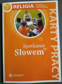Karty pracy Religia do 7 klasy Spotkanie ze słowem wyd Święty Wojciech