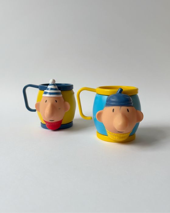 kubki sąsiedzi pat i mat 3d, cena za 2 szt