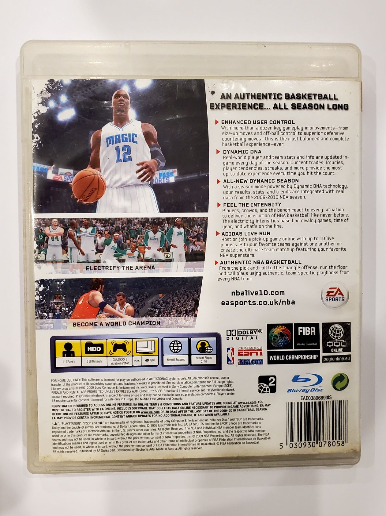 NBA Live 10 ps3 Playstation