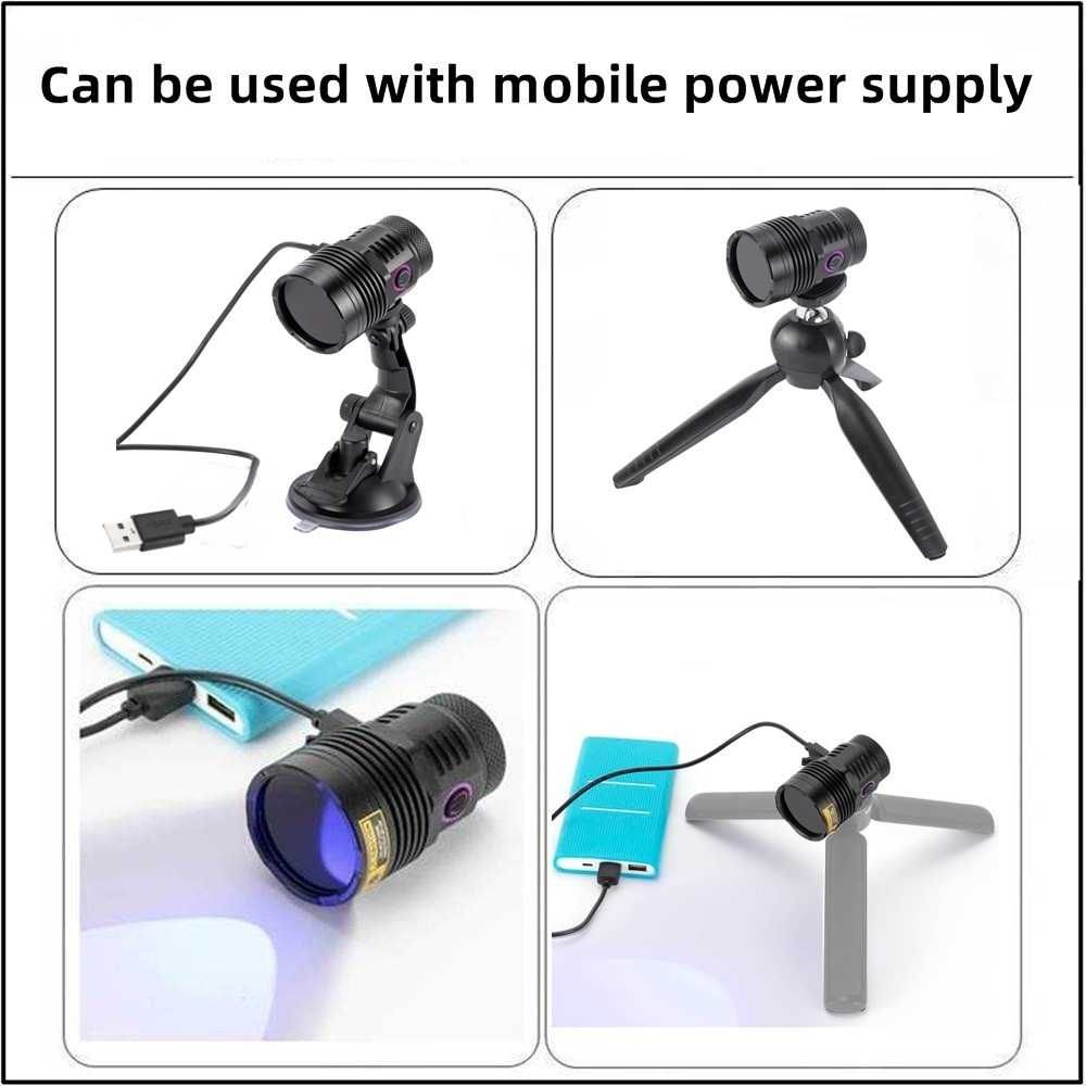 Lampa ultrafioletowa UV do kleju utwardzanie wysoka jasność 365nm