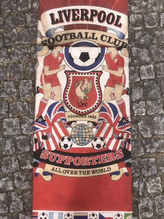 Almofadas de bancada do liverpool antigas