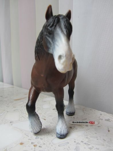 SCHLEICH - Wałach rasy Shire 13247 z 2000 roku (UNIKAT)