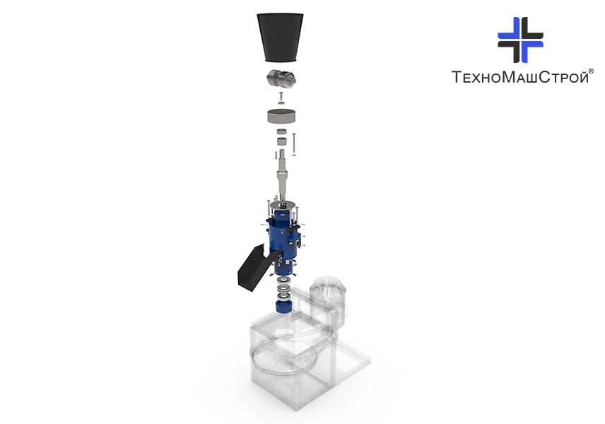 Робоча частина гранулятора, гранулятор (рабочая часть гранулятора)
