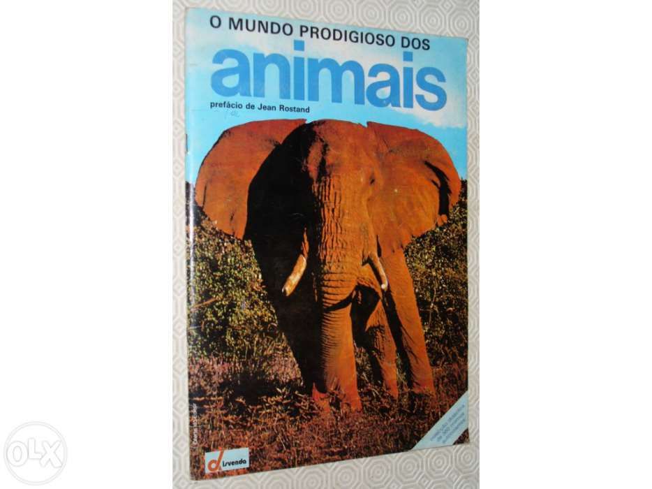 O mundo prodigioso dos animais; caderneta cromos incompleta