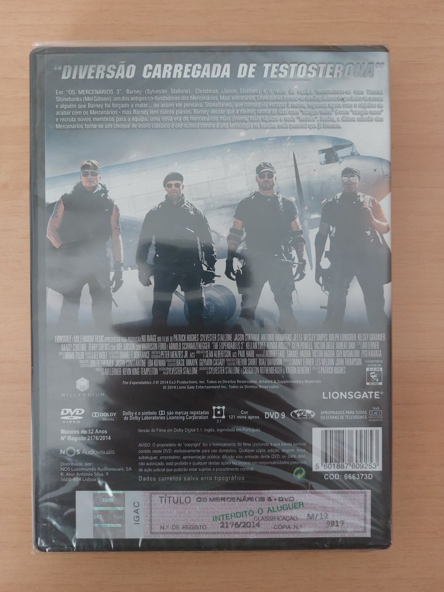 DVD Novo e Selado - Os Mercenários 3