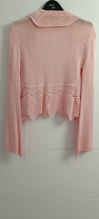 Casaco cor de rosa - tamanho S/M. Usado