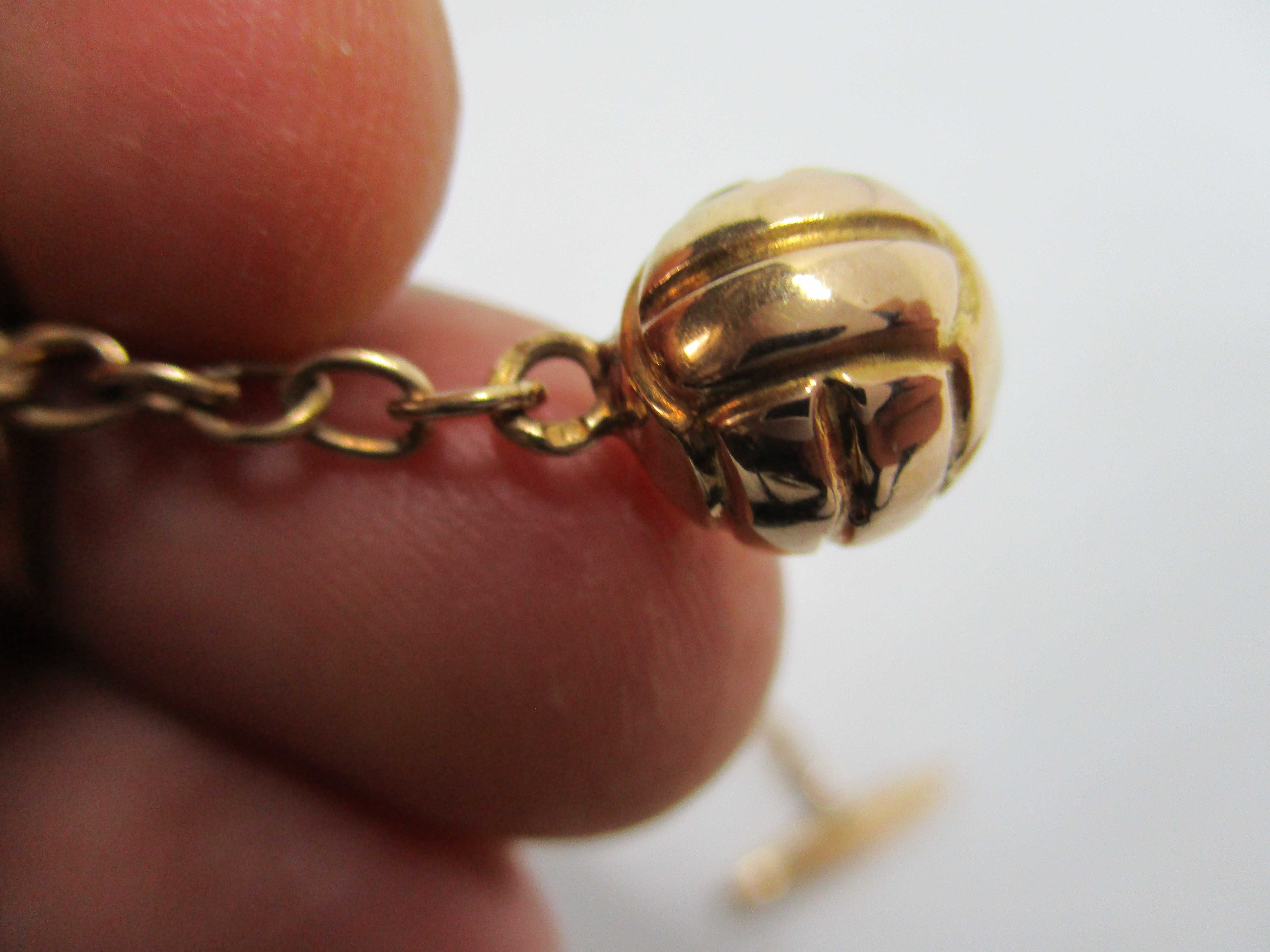 Botões de punho em ouro 800, português de 19,2 k, bolas de futebol