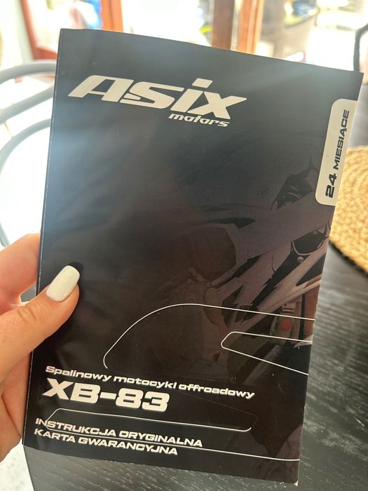 Motocykl Crossowy Asix XB-83 pojemność 250 nowy