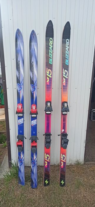 Narty zjazdowe Blizzard v15 175cm i Rossignol vc3 168cm