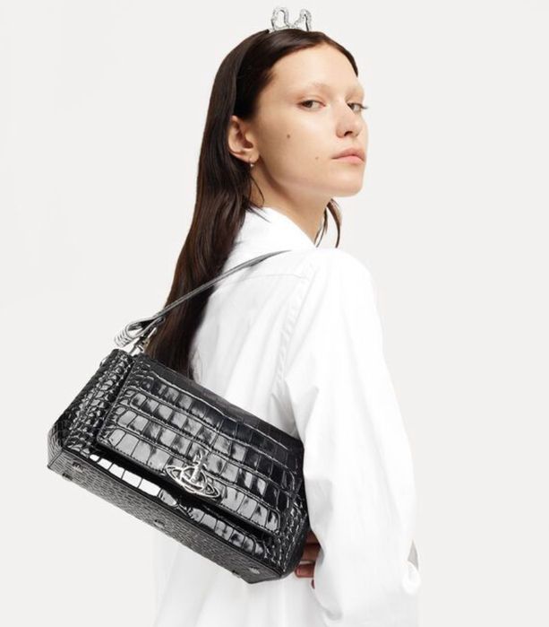 Vivienne Westwood Hazel сумка женская чорна off heron chanel жіноча