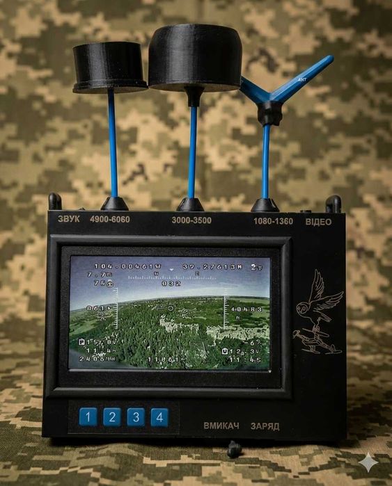 Детектор дронів FPV від 1000 МГц до 6000 МГц