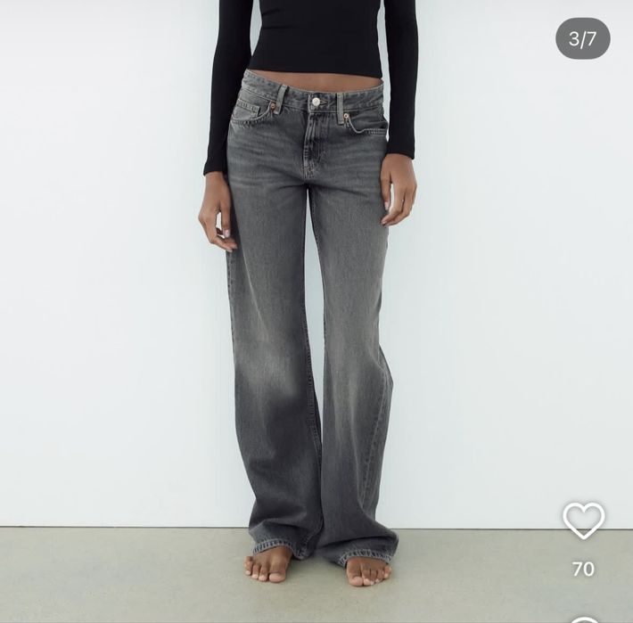 Джинси Zara wide leg жіночі