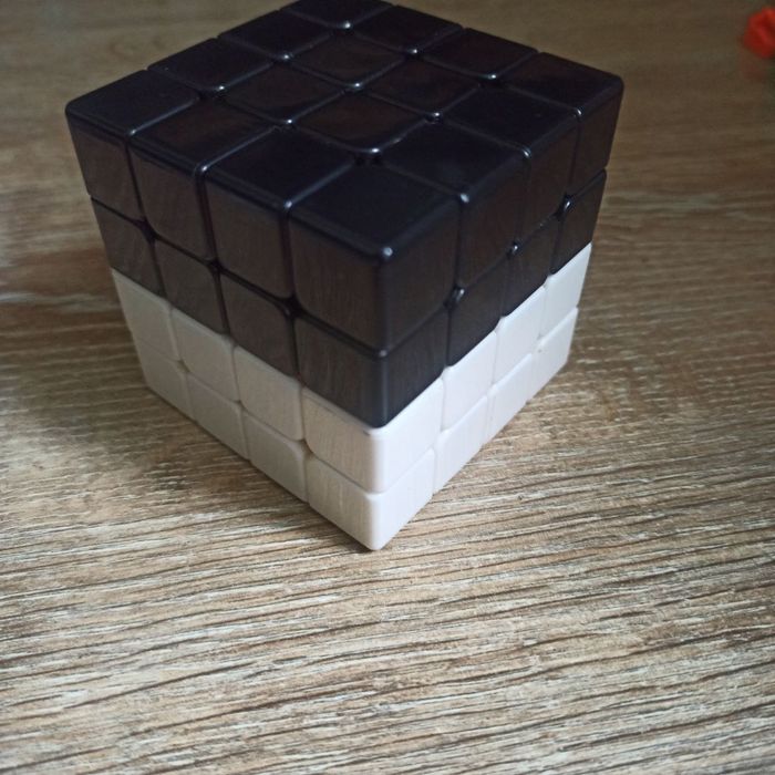 Кубік рубік. 4х4х4. Чорно-білий