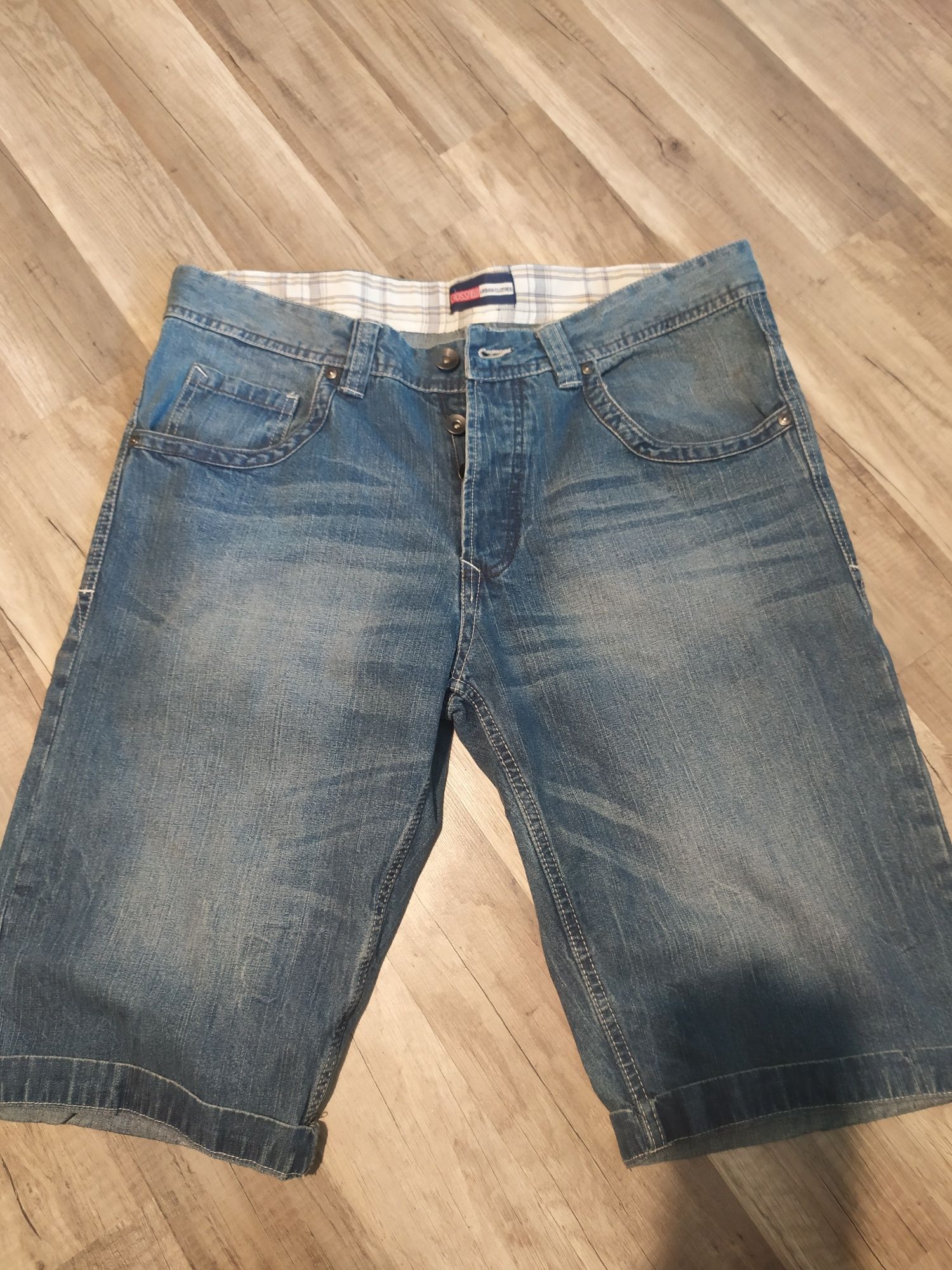 spodenki męskie jeansowe