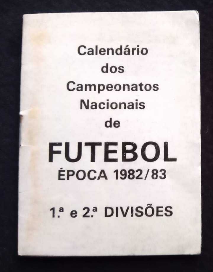 Calendário de jogos da época 82/83