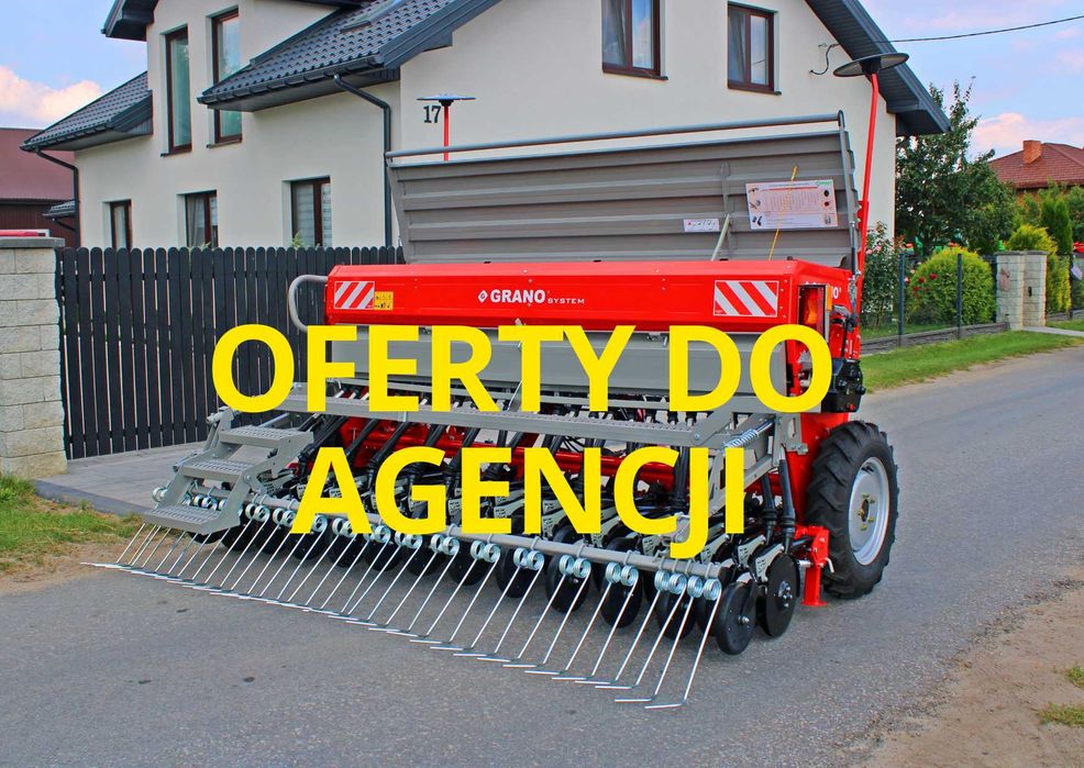 NOWY Siewnik do zboża 2.5m 2.7m 3m Siewnik zbożowy GRANO * AGROMASZ