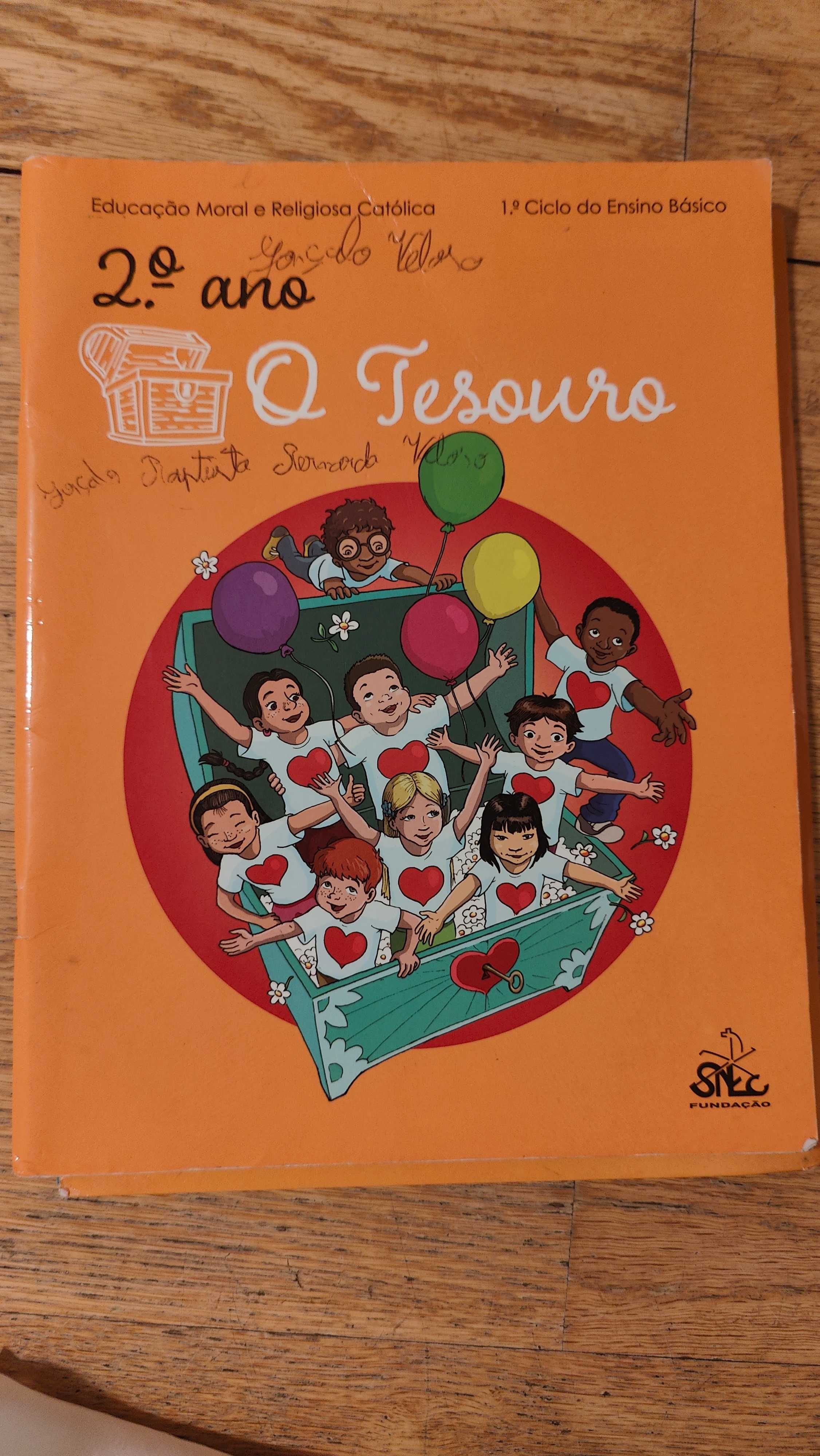 Livro de religião e moral 2°ano "O Tesouro"