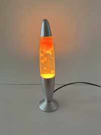 Лава лампа оранжева ефектний світильник