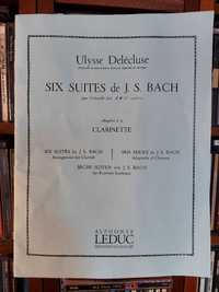 Nuty na klarnet J.S.Bach 6 suit