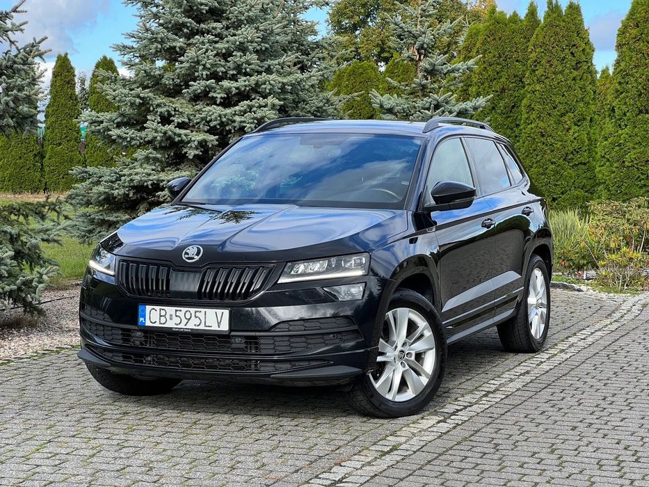 Skoda Karoq Salon POLSKA Bezwypadkowy FV23% SportLine KEYLESS Kamera cof. ZAMIANA
