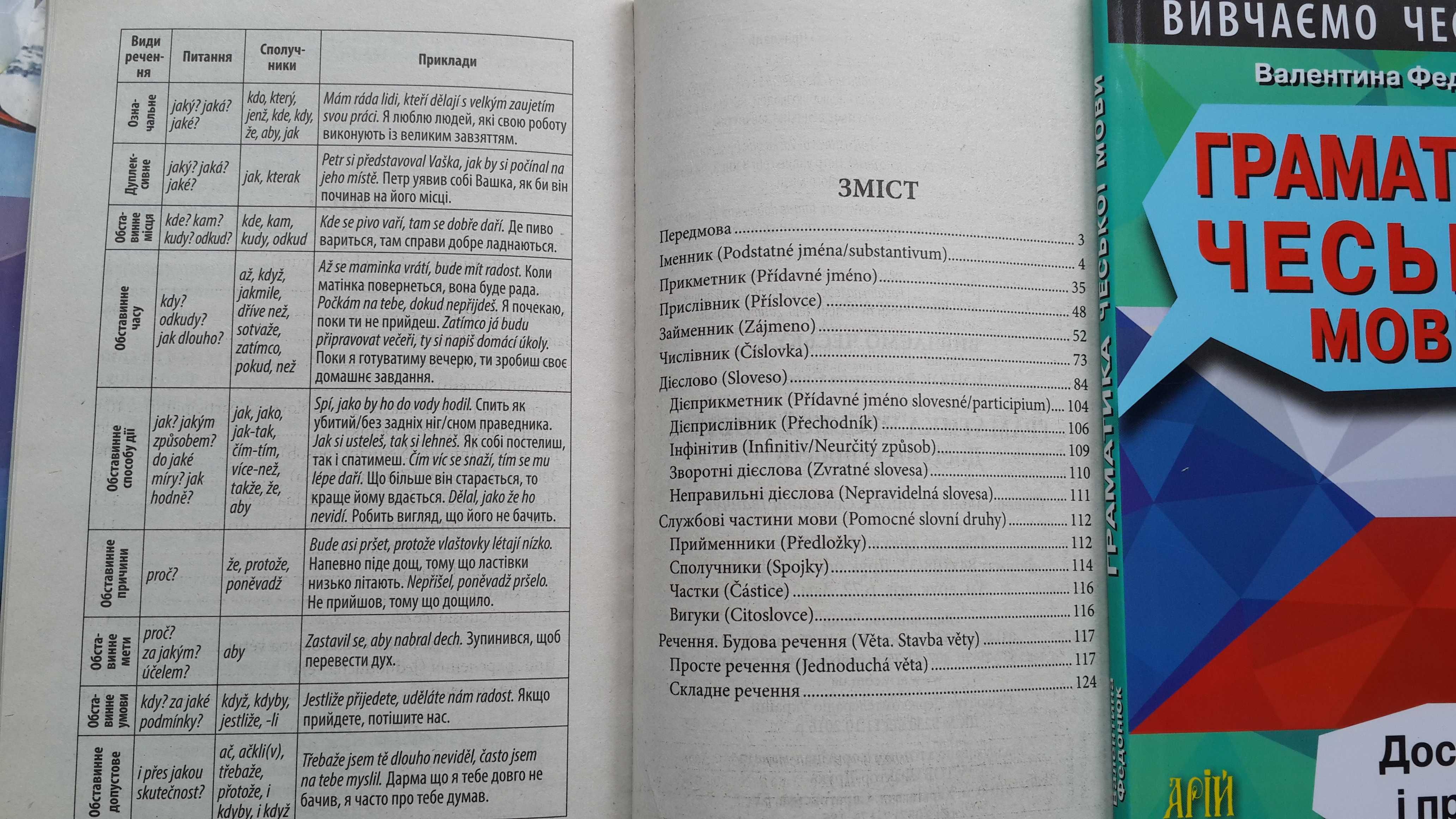 Граматика чеської мови доступно і просто Федонюк В. Арій